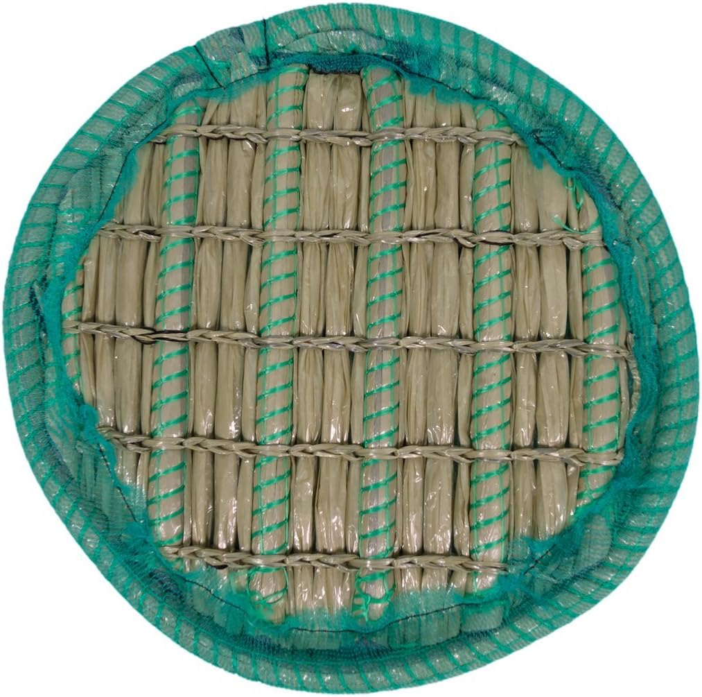 KOITEC Professional Pflanzinsel Teich, rund, schwimmend, 45cm – schöne Gartenteich-Atmosphäre mit Teichinsel, Pflanzkorb, Pflanzschale – Reduzierung von Algen & Ruhezone für Koi durch Pflanzeninsel