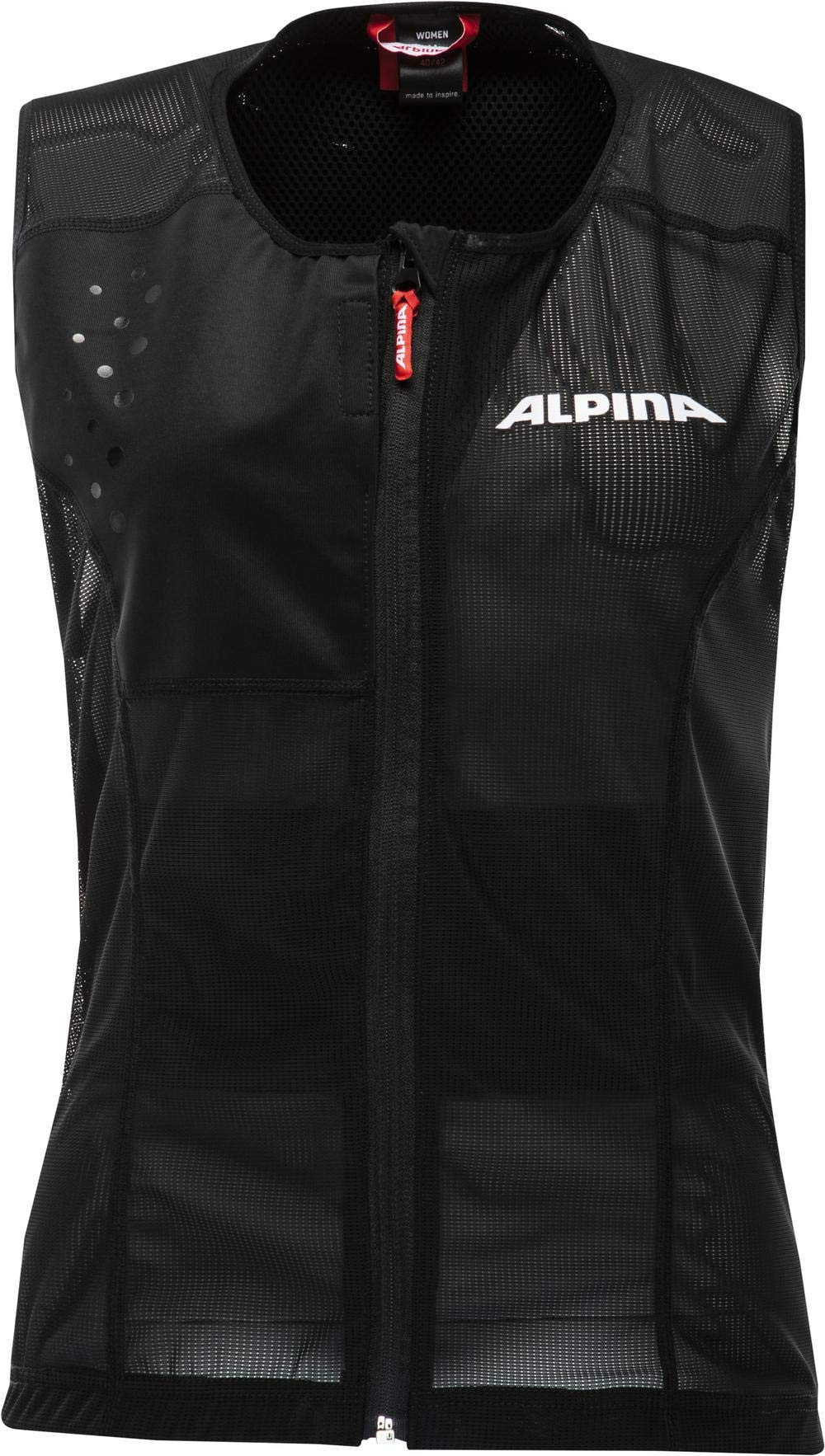 ALPINA PROSHIELD Women’s Vest – Flexible, Breathable & Adjustable Back Protector for Women, Size M