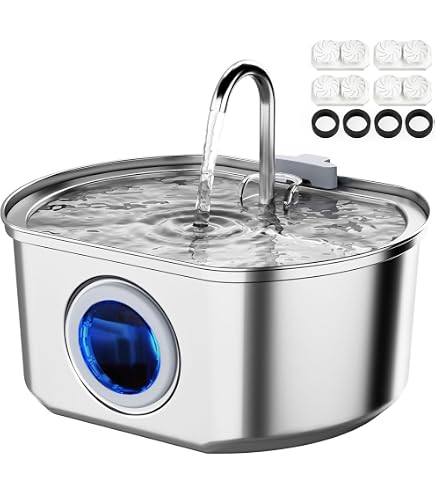 thumbnail image 2 of PawQuench 3.2L Automatic Pet Water Fountain | Stainless Steel, 5-Stage Filtration, Ultra-Quiet Pump For Cats & Dogs 2 of 9