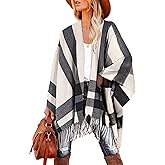 Breezy Lane Women's Shawl Wraps Warm Poncho Ruana Wrap Cardigan