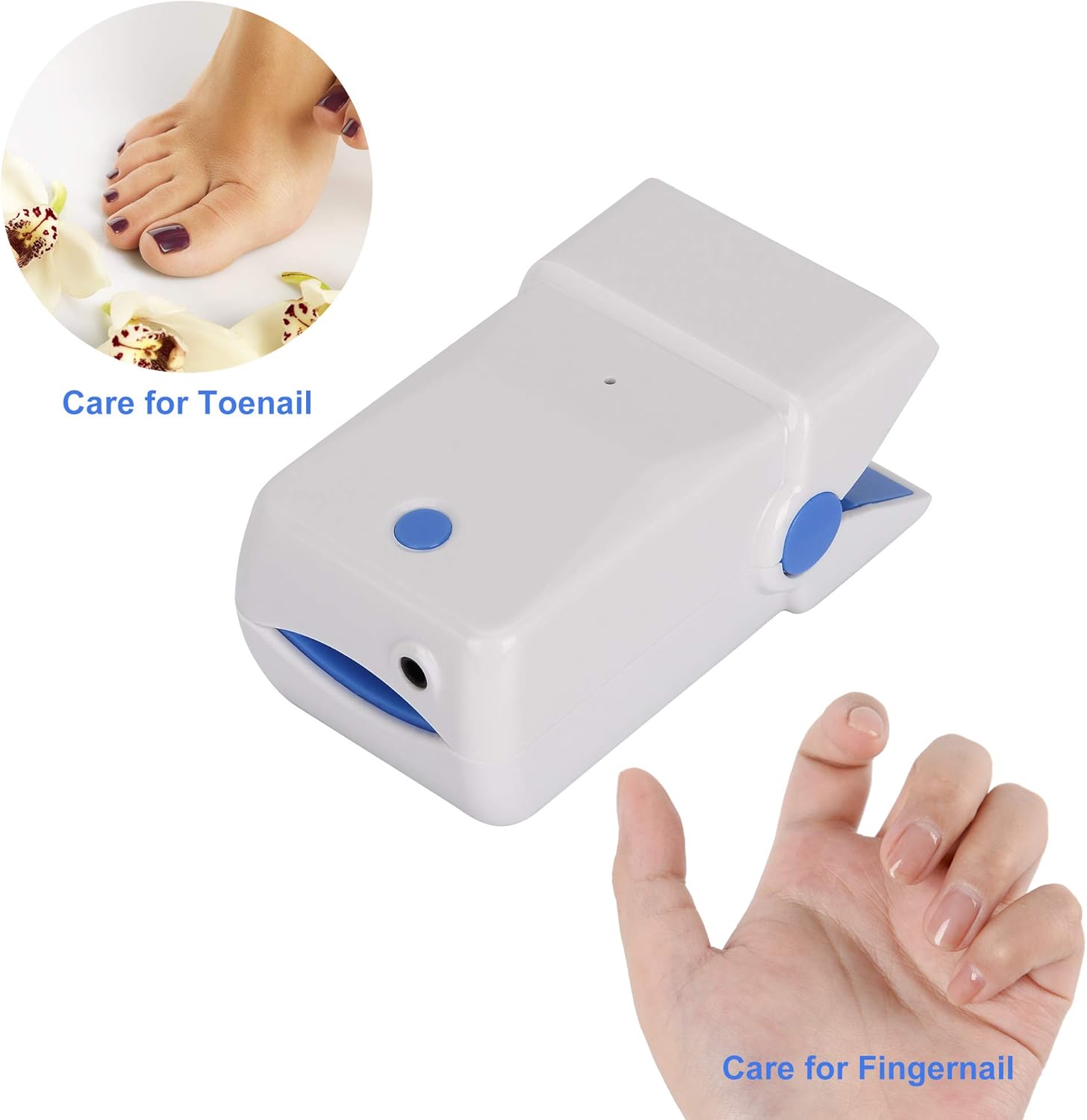 Tippytoe Nail Fungus Remover Laser Device, Safer, Quicker Results, Painless Therapy Treatment For Toes And Fingernails, No Side Effects, Portable, Treats Nail Discoloration, For Home Use: Health & Personal Care