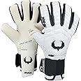 Renegade GK Eclipse Professional Soccer Goalie Gloves with Microbe-Guard (Sizes 6-12, Level 5) Pro-Tek Fingersaves & 4+3MM EXT Contact Grip | Goalkeeper Gloves for Elite Play | Based in The USA