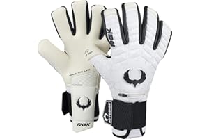 Renegade GK Eclipse Professional Soccer Goalie Gloves with Microbe-Guard (Sizes 6-12, Level 5) Pro-Tek Fingersaves & 4+3MM EXT Contact Grip | Goalkeeper Gloves for Elite Play | Based in The USA