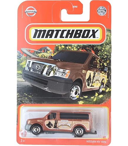 Amazon.com: Matchbox Nissan NV Van, 70 Years 71/100 : Toys & Games