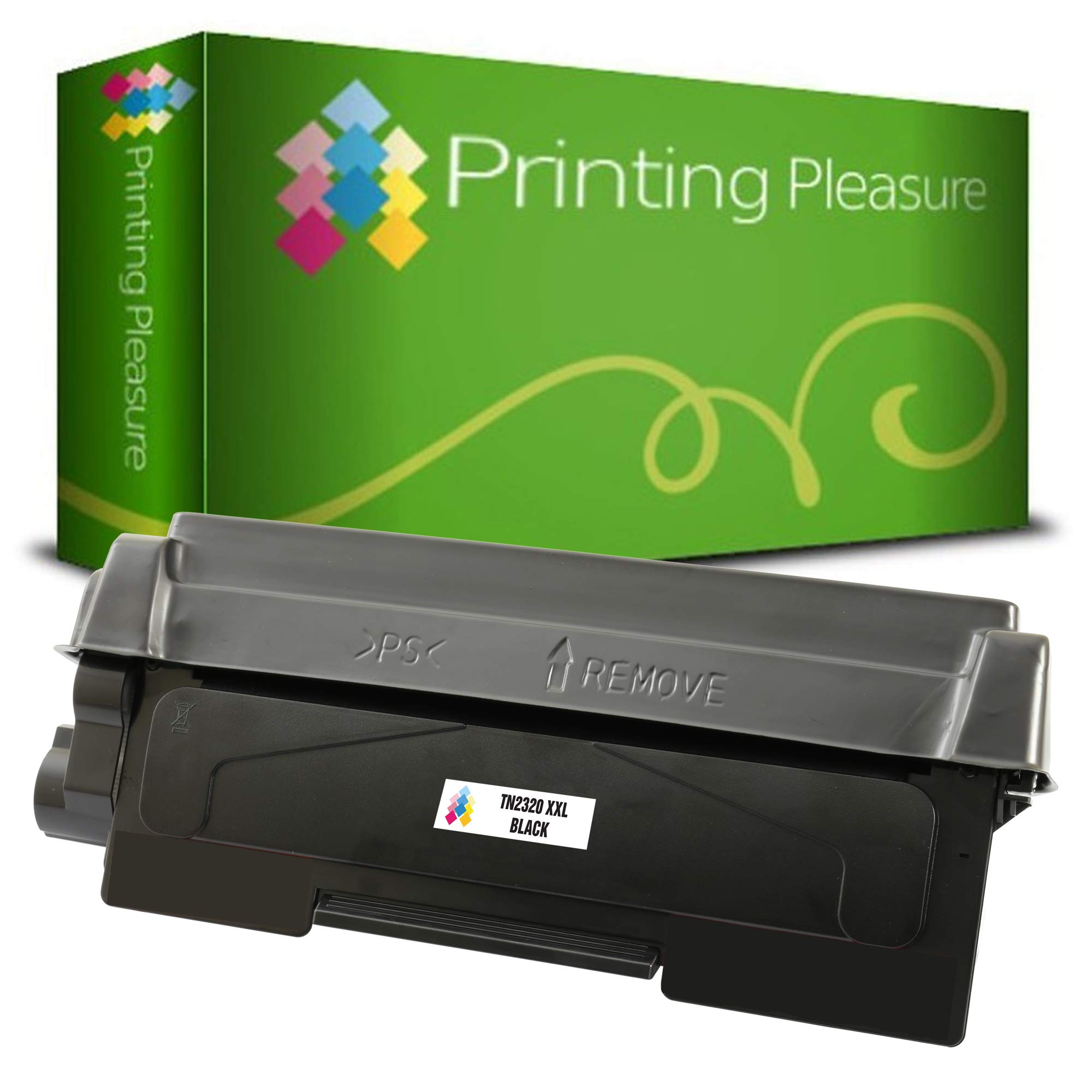 Printing Pleasure TN2320 (5,200 Pages) Black Compatible Toner Cartridge for use in Brother HL-L2360dn, HL-L2365dw, HL-L2360dw, MFC-L2700dw, DCP-L2540dn, HL-L2380dw, MFC-L2740dw, MFC-L2720dw