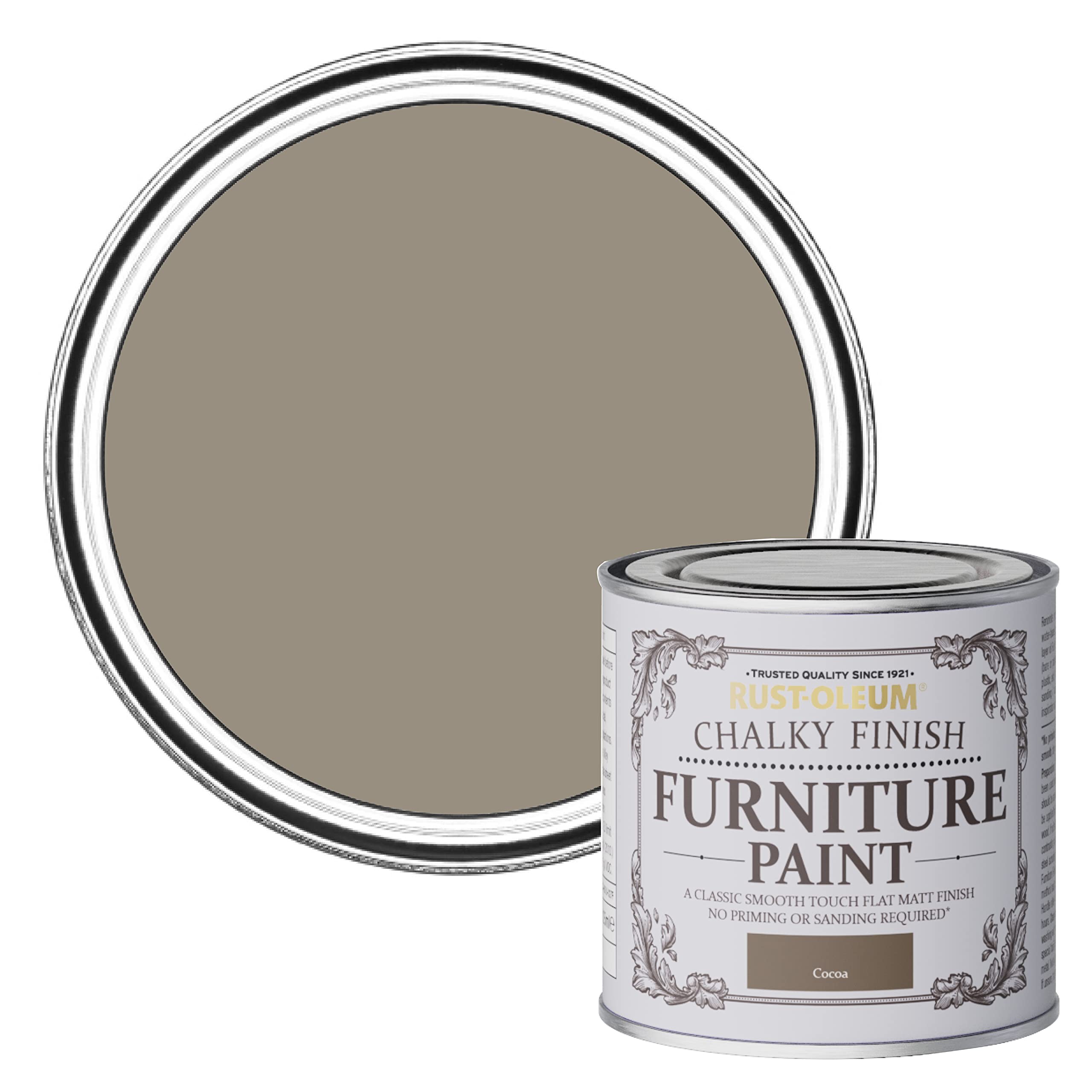 Rust-Oleum AMZ0025 Chalky Furniture Paint Cocoa 125ml