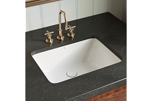 20 Inch Undermount Bathroom Sink Rectangle, Los Flexi 20" x 15" White Ceramic undermount vanity sink with Overflow, Space-Saving Vitreous China Under Counter Lavatory Sink