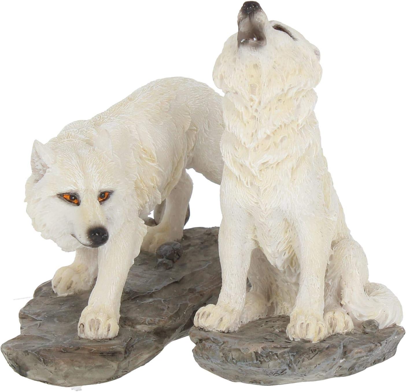 Nemesis Now H2518G6 Before the Chase (Set of Two) Figurine 17cm White, 9.8cm