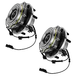 TRQ 2 Piece Front Wheel Bearing & Hub Assembly Set
