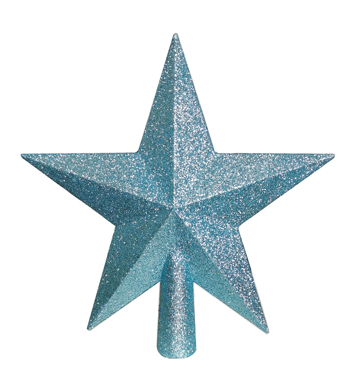 YYCRAFT Glitter Star Tree Topper Christmas Decoration-8 Inch,Blue