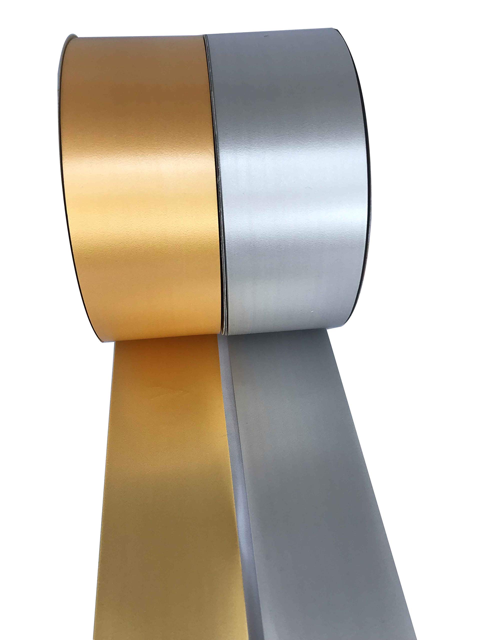 INERRA Ribbon Multipack - 2 x 100 Yard Rolls (Gold & Silver)