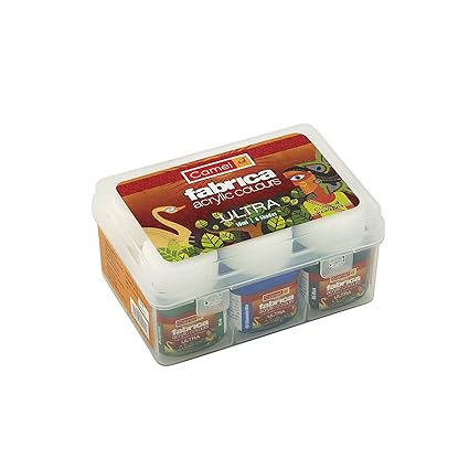 Camlin Kokuyo Fabrica Acrylic Ultra Colors - 10ml Each, 6 Shades