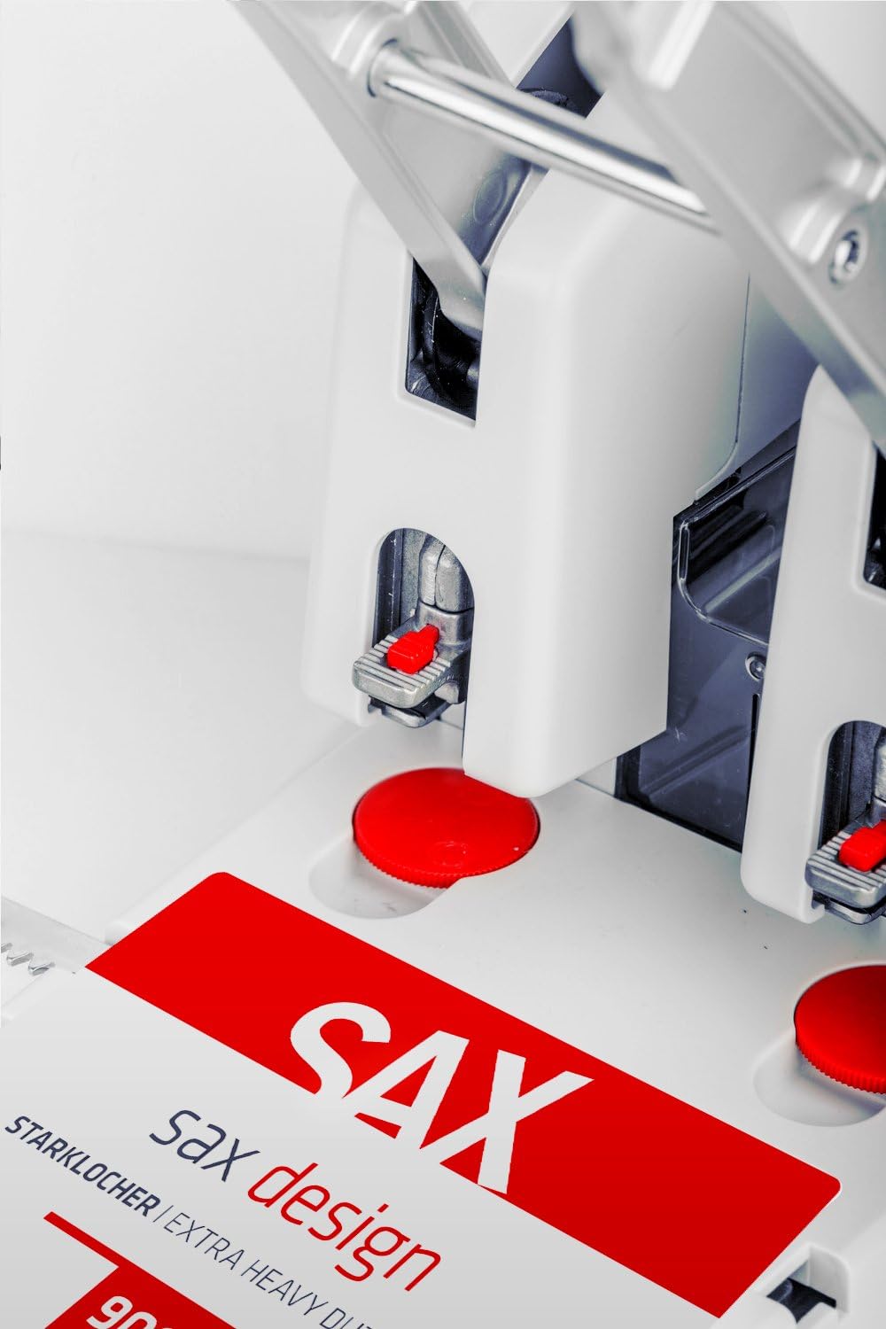SAX Design 0-908-10 Profile Hole Punch/Power Hole Punch, Red-white, SAX 0-908-10 Profilocher - Image 4