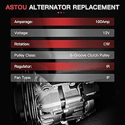 L4 1.8L New ASTOU Alternator Compatible with for