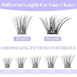 WENDY LASHES Clusters for Eyelash