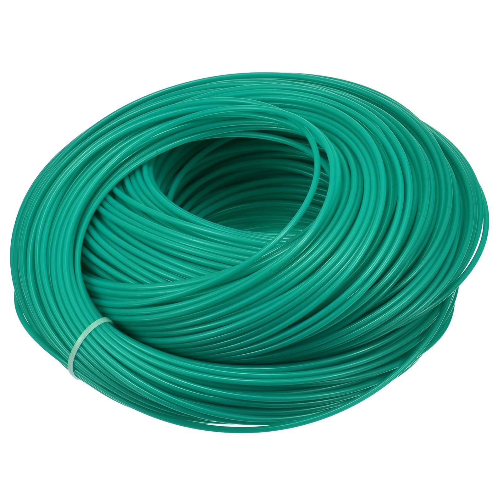 M METERXITY Wicker Repair Kit - Round Synthetic Rattan Fix Kit Plastic Wicker, Innovative DIY, Apply to Rattan Basket Making (2.5mm, 1.1 LB, Dark Green)