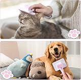 Vinabo Cat Dog Comb Brush Self Cleaning Slicker Grooming Tool view 6