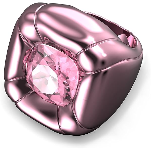 Amazon.com: Swarovski Dulcis cocktail ring, Cushion cut