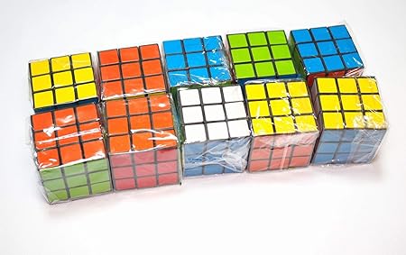 Amazon Good In Three Directions 10個セット 5cm 5 プレゼント 景品用 ミニルービックキューブ 10個セット パーティーグッズ おもちゃ