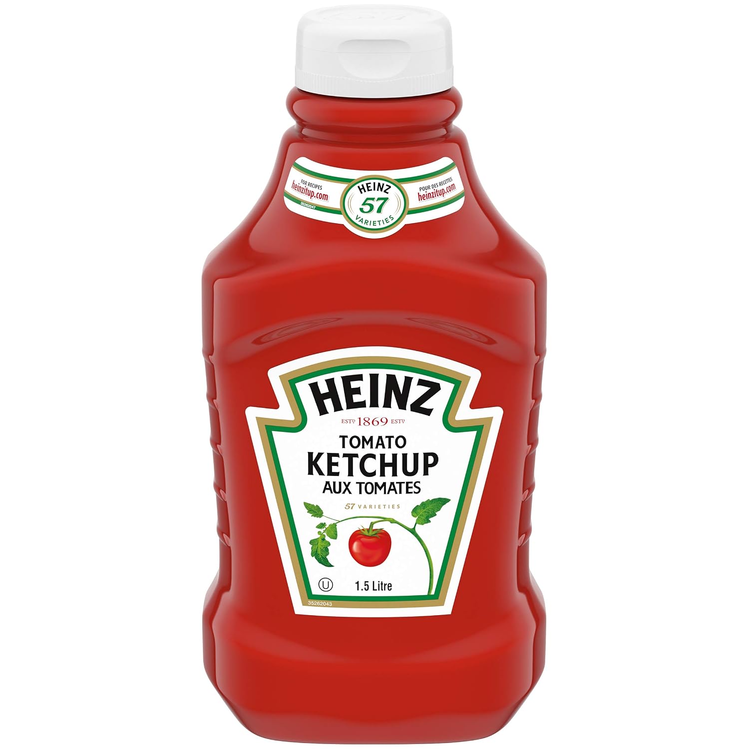 Heinz - tomato ketchup (fridge door fit) 1.5l (057000063085)