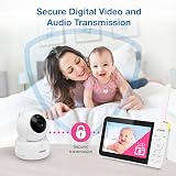 VTech VM924-2 Video Baby Monitor with 2 Cameras 5 in LCD Night Vision view 4