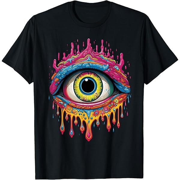 hide psychedelic Tシャツ Amazon.com: Xissazri Optical Illusion Trippy T-Shirt Focus