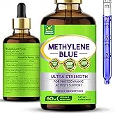 Methylene Blue Drops, Methylene Blue High Purity Liquid Supplement, Support for Daily Vitality and Mental Clarity, Non-GMO, Gluten-Free, Easy to Use Dropper, 30ml