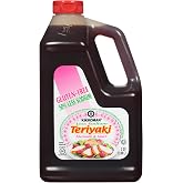 Kikkoman Less Sodium Gluten-Free Gourmet Teriyaki Marinade and Sauce, (0.5 Gallon)