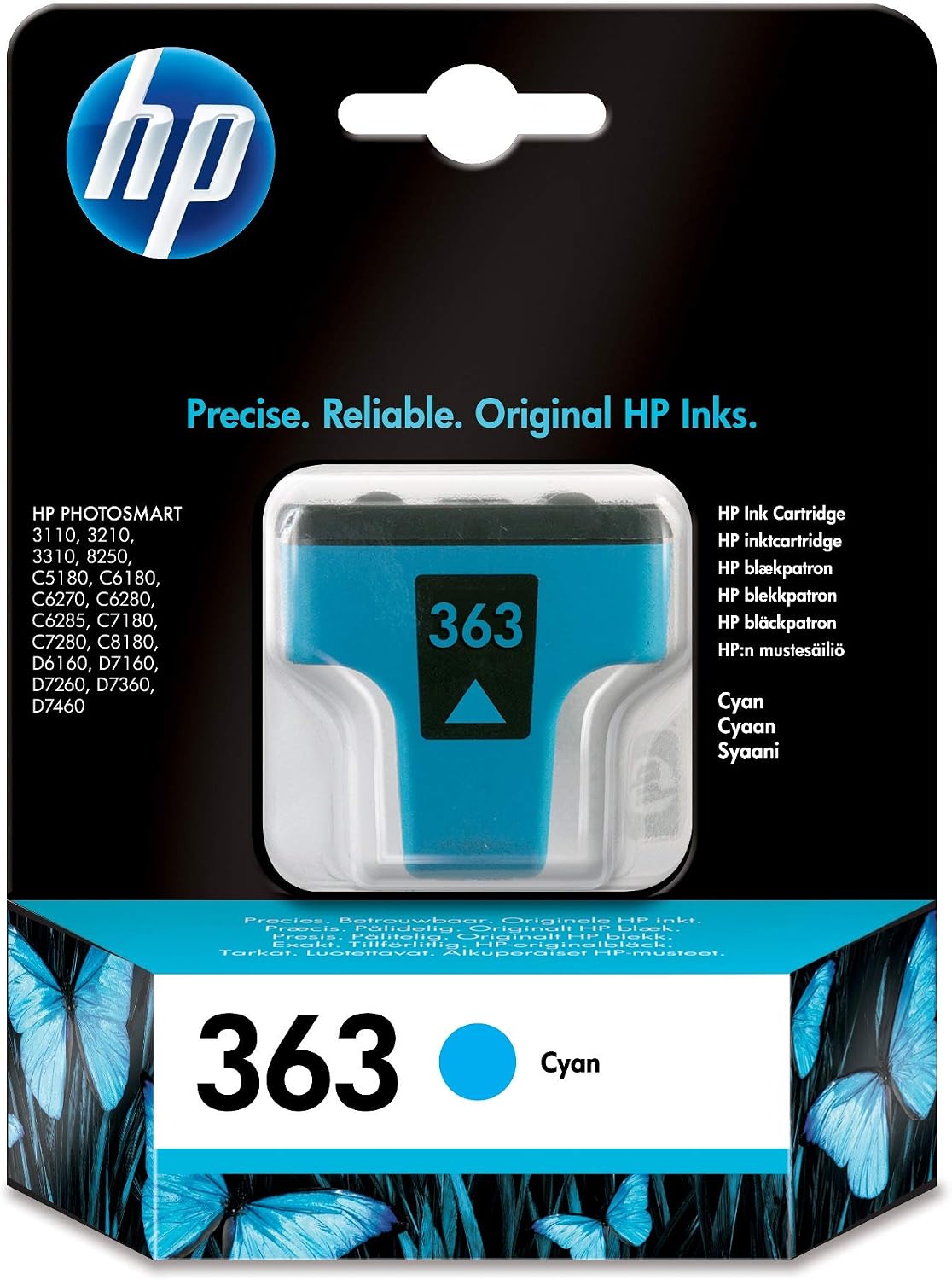 HP 363 Cyan Ink Cartridge Cyan Ink Cartridge