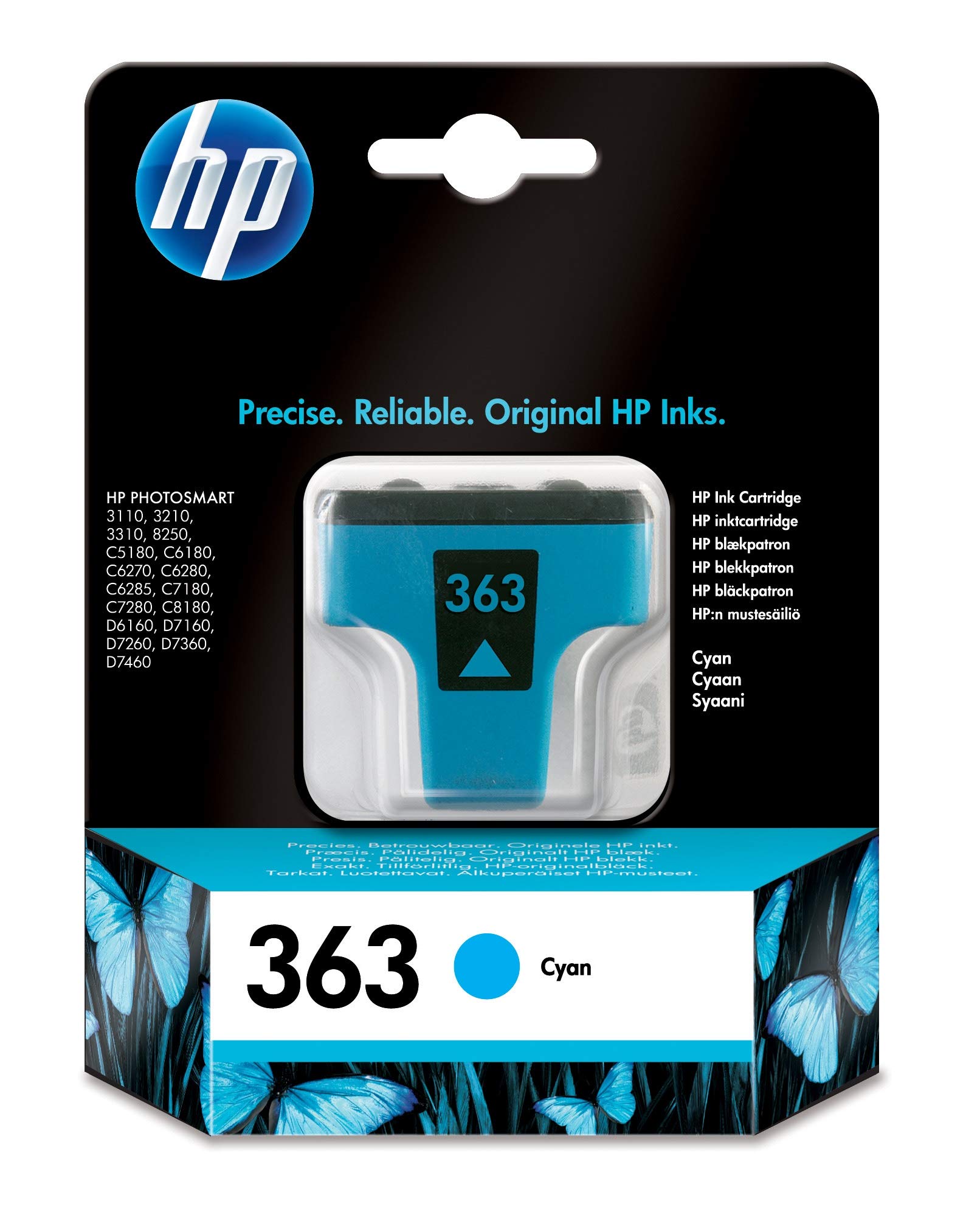 HP 363 Cyan Ink Cartridge Cyan Ink Cartridge