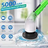 Aken Electric Spin Scrubber Cordless 8 Brush Heads Extension Handle 2 Speeds view 5
