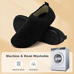 QFH Slippers for Men Women House Slippers Slip On
