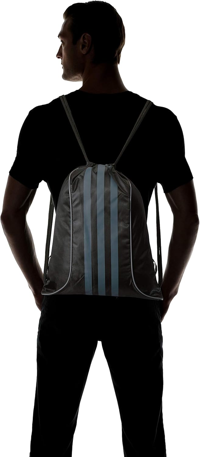 adidas Unisex Burst Sackpack, Black/Onix, ONE SIZE: Clothing