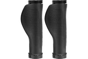 Himiway Bike Handlebar Grips, Ergonomic Bike Grips, Lock on Rubber Bicycle Handle Grip, Non-Slip Comfort Bike Grip Protector for E-Bike Scooter Foldable Bicycle