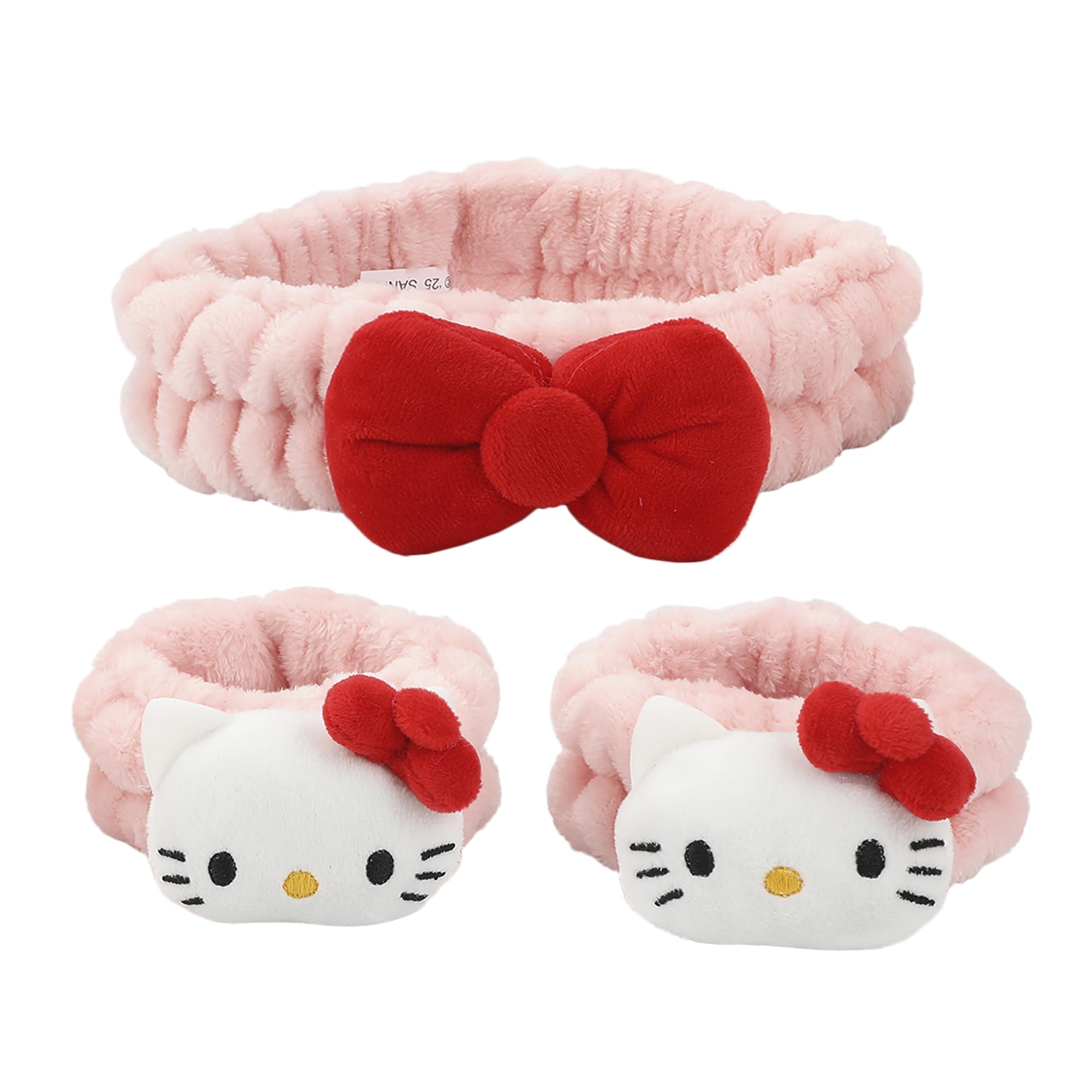 Photo 1 of ***MISSING HEADBAND*** Hello Kitty Face & Bow 3-Piece Face Wash Set