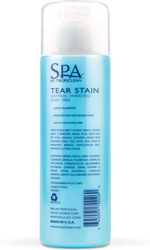 spa tropiclean tear stain