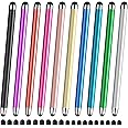 Stylus Pens for Touch Screens,10 Pack 2 in 1 Capacitive Apple Pen ipad Stylus Pencil Universal Stylus Pen for iPad iPhone Android Phone Samsung Galaxy Tablets Laptops Chromebook All Touch Screen