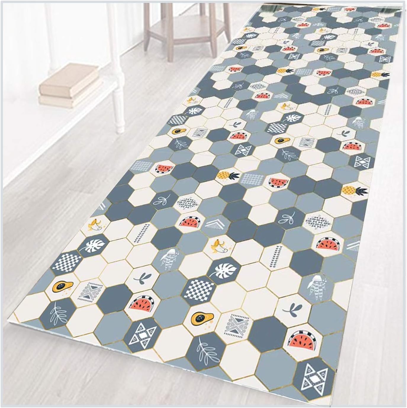 LIANGJUN Long Runner Rug Hall Carpet Hallway Runner Rug, 3D