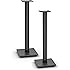 Atlantic Speaker Stands for Bookshelf Speakers up to 20 lbs - Pair (Black)