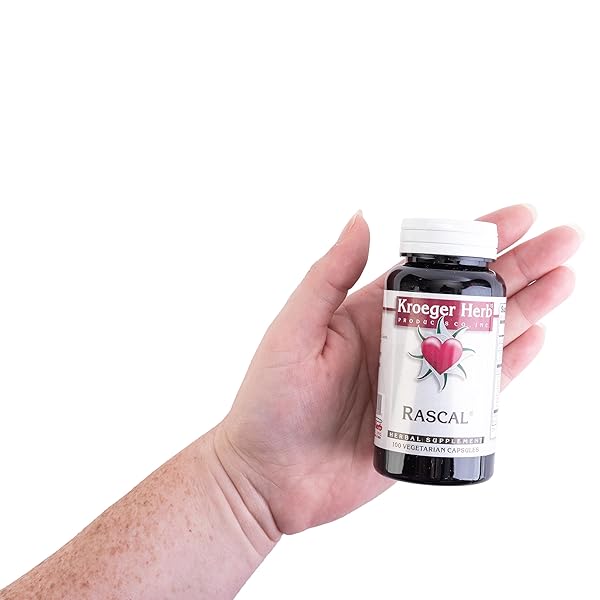 KROEGER HERB PRODUCTS, RASCAL, BALANCED GUT & HEART HEALTH WITH HERBS LIKE GARLIC, CAYENNE, PUMPKIN SEEDS, VEGETARIAN, NON-GMO, GLUTEN FREE, NO PRESERVATIVES, HEALTHY MICROBIAL BALANCE, MADE IN USA