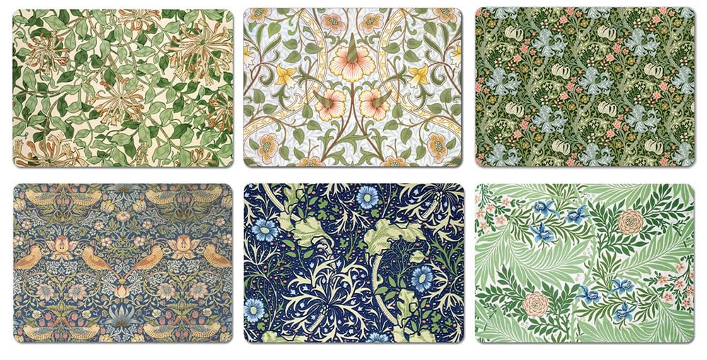 William Morris Mixed Patterns Placemats - Set of 6