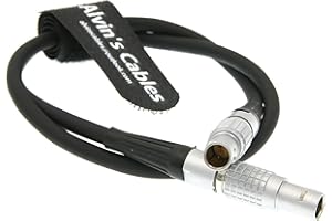 Alvin's Cables Teradek Bond Power Cable via ARRI Alexa Camera 2 Pin Male to 2Pin 18 Inches