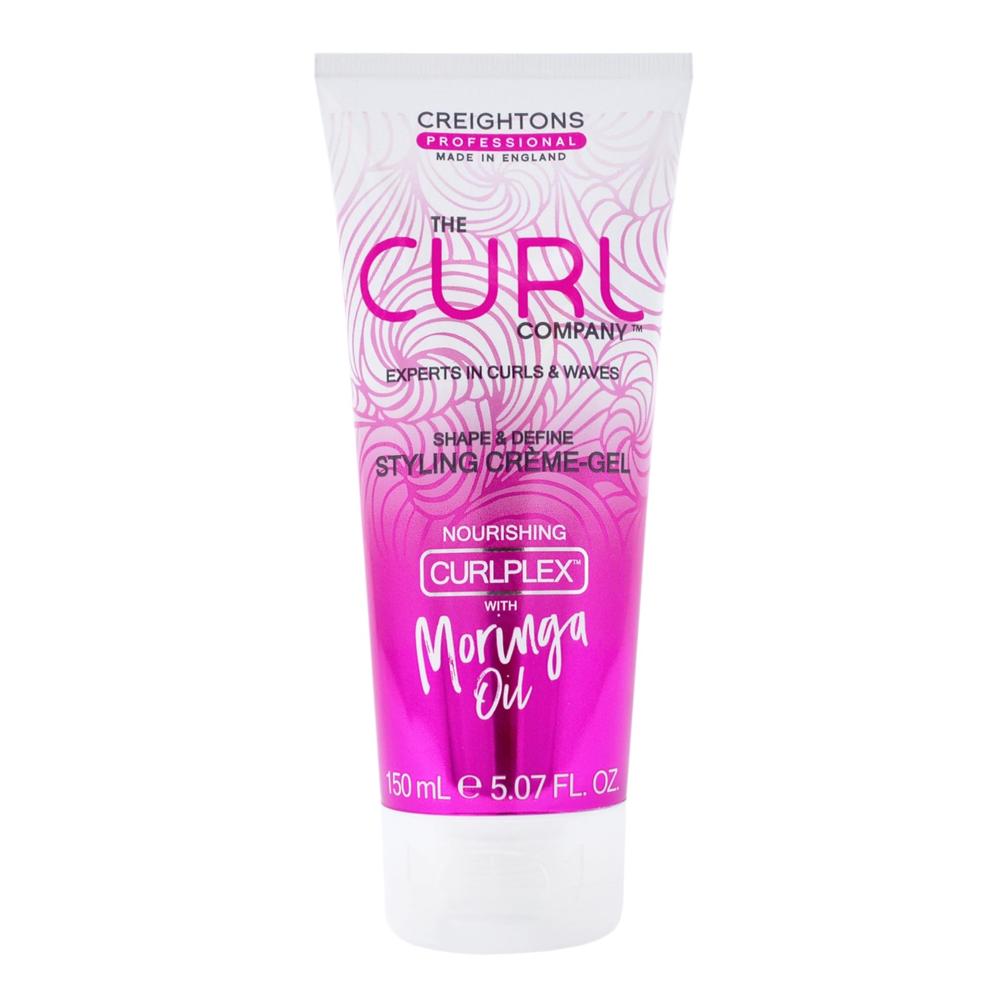 The Curl Company Shape and Define Styling Crème-Gel (150 ml) - Professionally Formulated with Curplex and Nourishing Moringa Oil Ideal for Curls, Kinks, Coils and Waves
