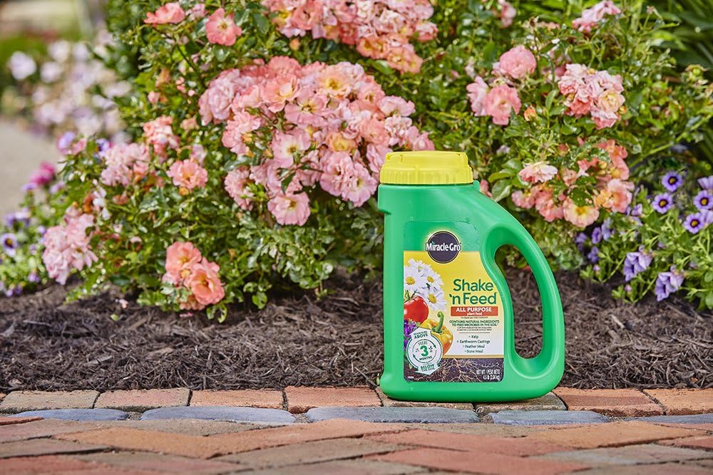 Miracle-Gro Shake 'N Feed All Purpose Plant Food, 4.5 lb. : Garden & Outdoor