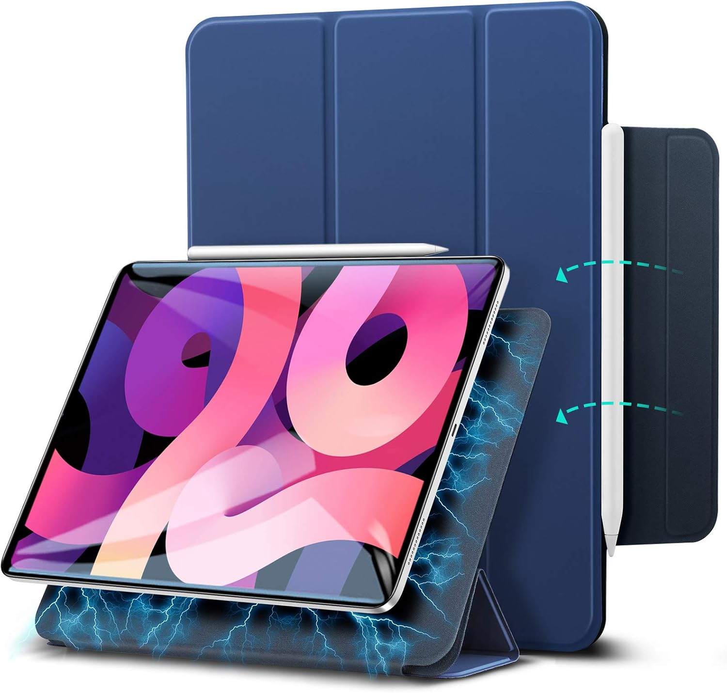 ESR iPad Air 11 Inch Case for M4/M3/M2 (2026/2025/2024) & Air 5th/4th Gen (2022/2020), Powerful Magnetic Attachment