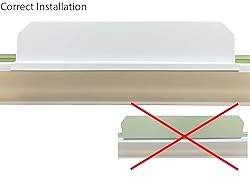 Gutter Valley Splash Guard - Straight