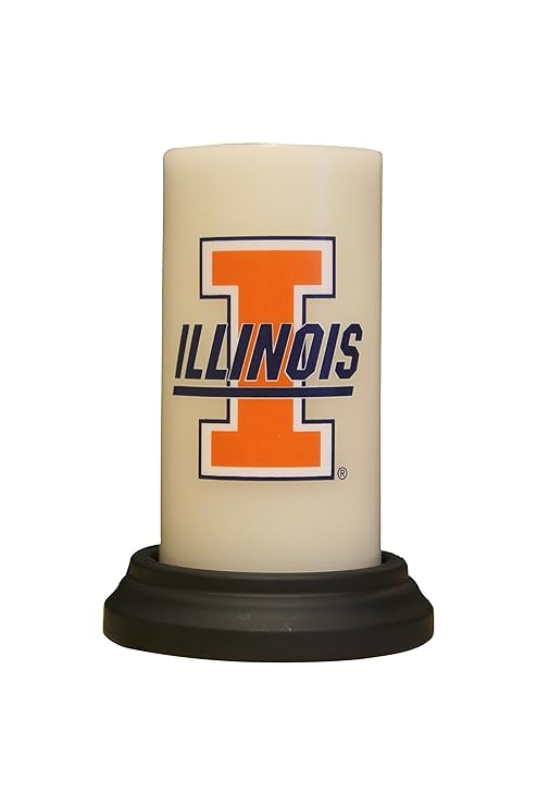 Cumberland Designs Illinois Flameless Pillar Candle Amazon In