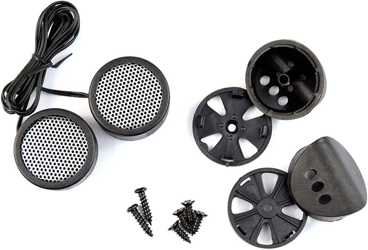 100 Packs 500W Super High Frequency Car Audio Mini Tweeters Built-in Crossover