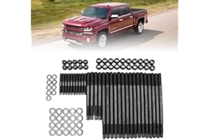 YZQPNB Cylinder Gasket Head Stud Bolt Kit Compatible with 1997-2003 Chevy LS1 LQ9 LS6 4.8L 5.3L 5.7L 6.0L Engines Replace 279.1023