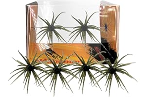 4Pcs Sea Urchin Soft Bait | Realistic Fuzzy Dice Fishing Lure for Bass & Perch | Floating TPR Swimbait with Reflective Stars 
